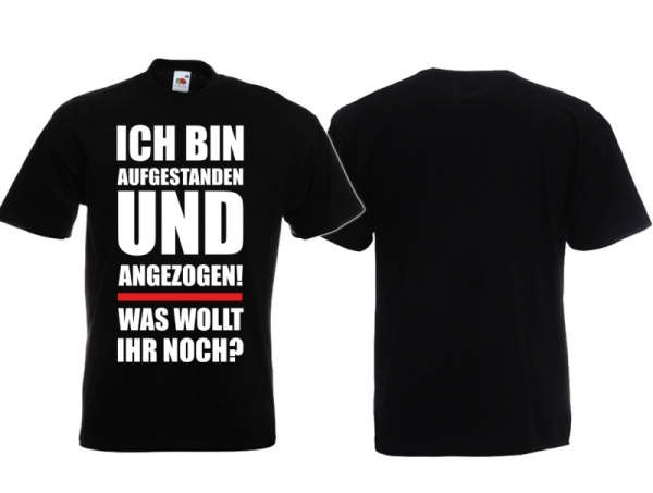 Ich bin aufgestanden - Männer T-Shirt