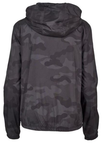 Ladies Camo Pull Over Jacket - darkcamo