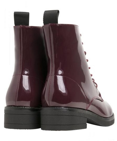 UC Lace Boots - burgundy