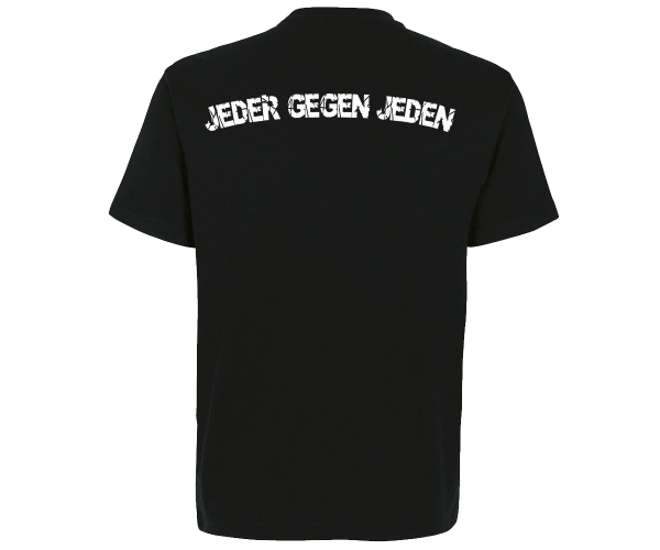 Fußballrocker - Jeder gegen Jeden - Männer T-Shirt - schwarz