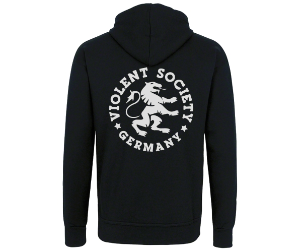 Violent Society - Logo Germany - Männer Kapuzenpullover - schwarz