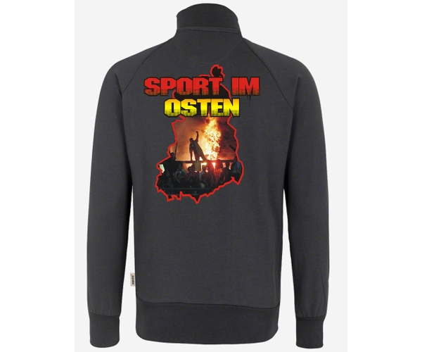 Ostdeutschland - Männer Freizeitjacke - Sport im Osten - grau