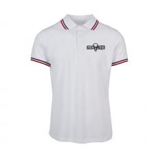 ACAB - Männer Polo Shirt - Skull - schwarz-weiß-rot