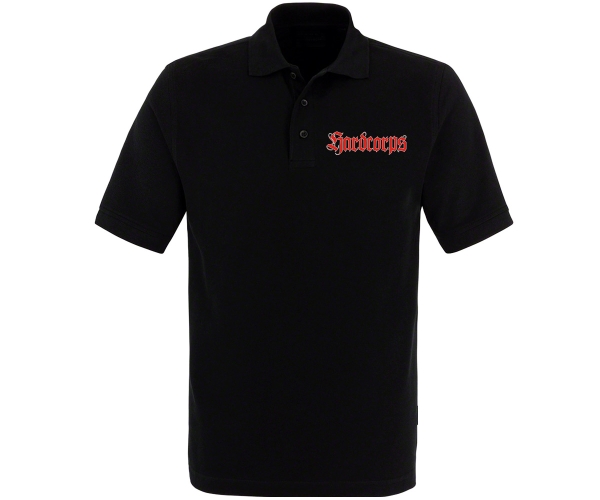 Hardcorps - Männer Polo Shirt - Scheißverein 1312 - schwarz