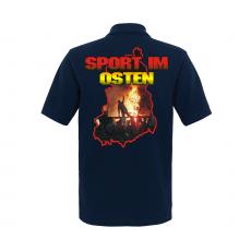 Ostdeutschland - Männer Polo Shirt - Sport im Osten - navy