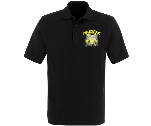 Vollkontakt - Männer Polo Shirt - Disziplin - schwarz