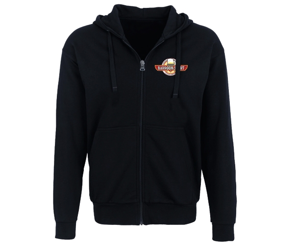 Barroom Sport - Männer Kapuzenjacke - Drinkstyle Clothing Logo - schwarz