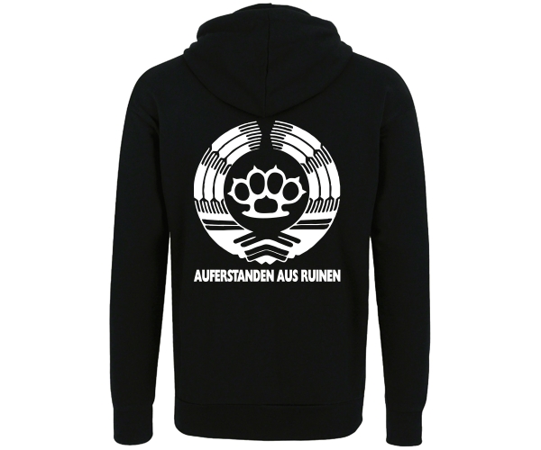 Auferstanden aus Ruinen - Ostdeutschland - Männer Kapuzenjacke - schwarz