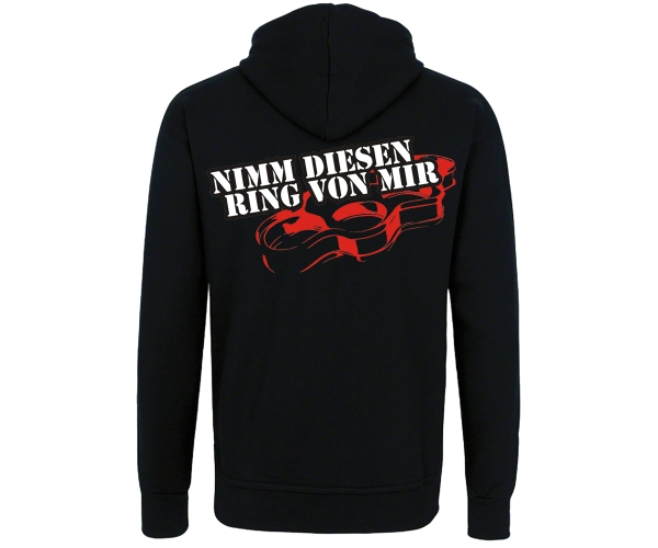 Nimm diesen Ring von mir - Vollkontakt - Männer Kapuzenpullover - schwarz