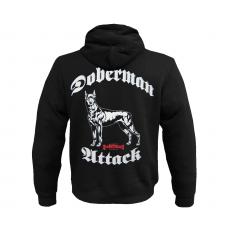Doberman - Männer Kapuzenpullover - Attack