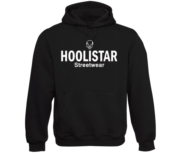 Hoolistar Streetwear - Männer Kapuzenpullover - schwarz