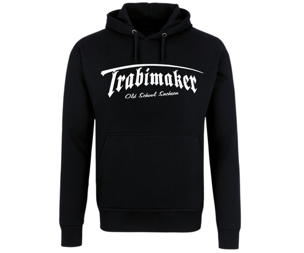 Trabimaker - Old School Sachsen - Männer Kapuzenpullover - schwarz