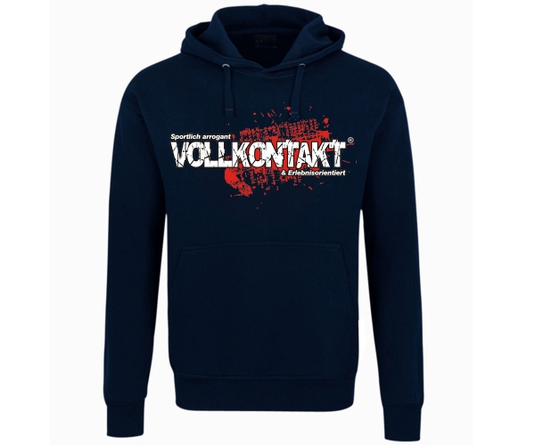 Vollkontakt - Logo - Männer Kapuzenpullover - navy