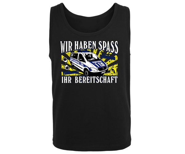 Partybus -  Wir haben Spaß Ihr Bereitschaft - Männer Muskelshirt - schwarz