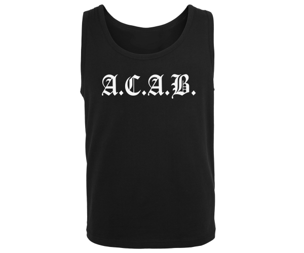 ACAB - Old School - Männer Muskelshirt - schwarz