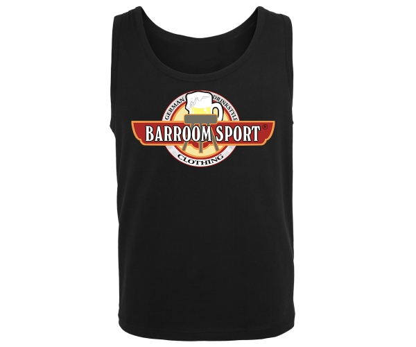 Barroom Sport - Drinkstyle Clothing Logo - Männer Muskelshirt - schwarz