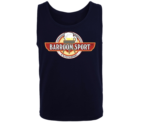 Barroom Sport - Drink Fuck Fight - Männer Muskelshirt - navy