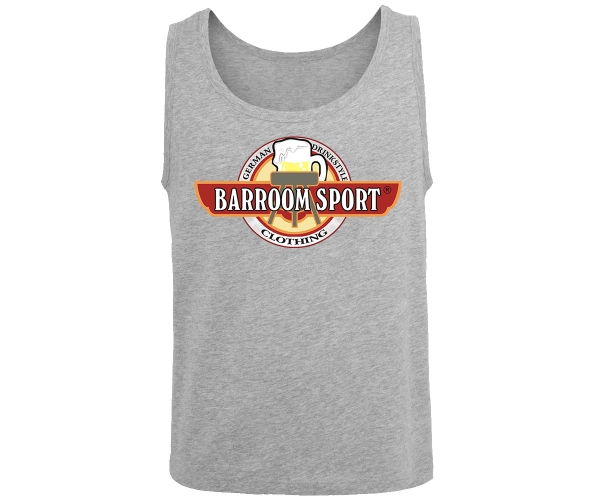 Barroom Sport - Drinkstyle Clothing Logo - Männer Muskelshrit - grau-meliert