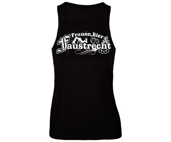 Frauen Bier und Faustrecht - Hardcorps - Männer Muskelshirt - schwarz