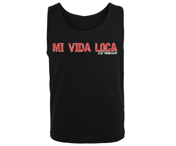 La Familia - Mi vida loca - Männer Muskelshirt - schwarz