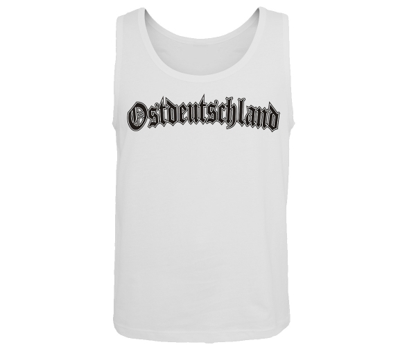 Ostdeutschland Logo - Männer Muskelshirt - weiß