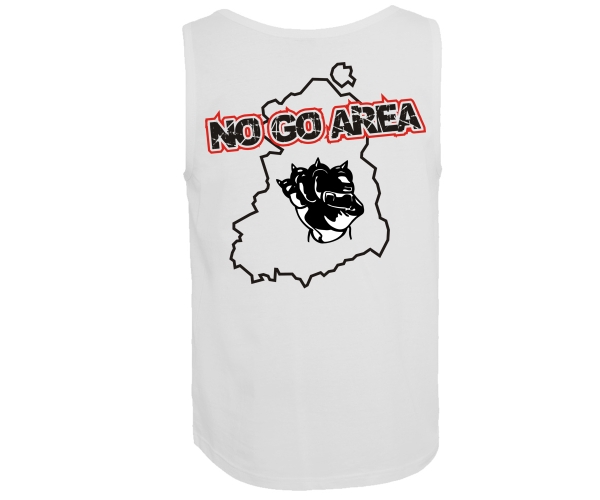 Ostdeutschland - No go Area - Männer Muskelshirt - weiß