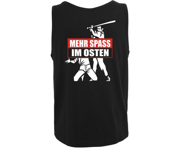 Mehr Spaß im Osten - Männer Muskelshirt - schwarz