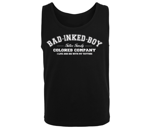 Tattoo Family - Bad inked boy - Männer Muskelshirt - schwarz