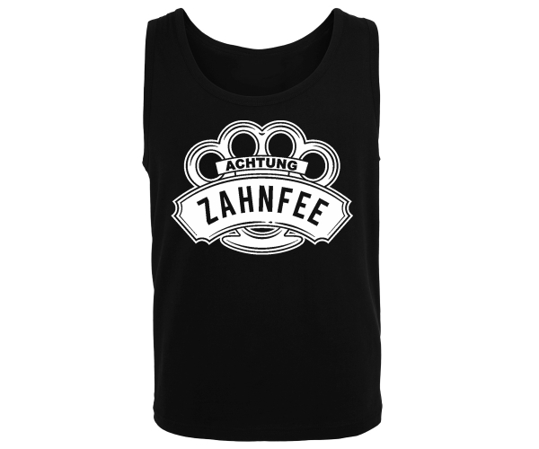 Zahnfee - Achtung - Männer Muskelshirt - schwarz