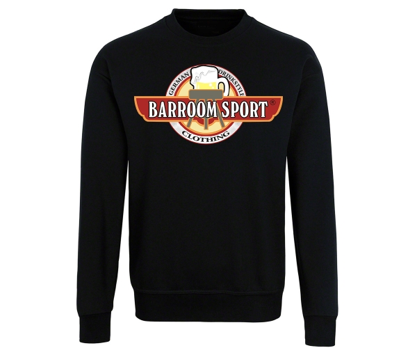 Barroom Sport - Männer Pullover - Drinkstyle Clothing Logo - schwarz