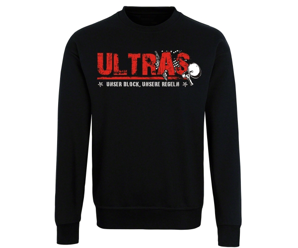 Ultras - Unser Block unsere Regeln - Männer Pullover - schwarz