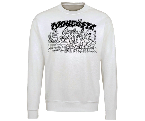 Zaungäste - Männer Pullover - weiß