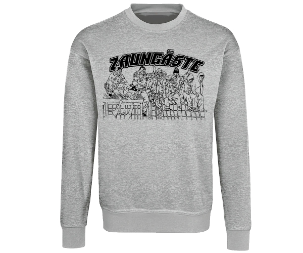 Zaungäste - Männer Pullover - grau-meliert