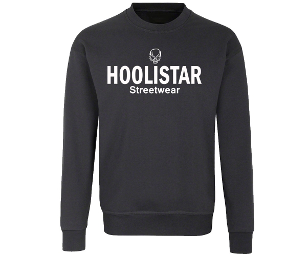 Hoolistar Streetwear - Männer Pullover - anthrazit