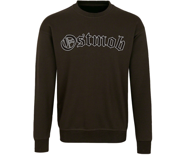 Ostmob - Logo - Männer Pullover - braun