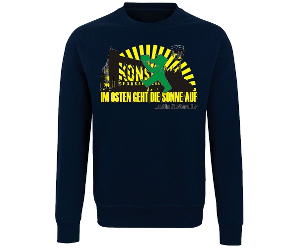 Im Osten geht die Sonne auf - Männer Pullover - navy