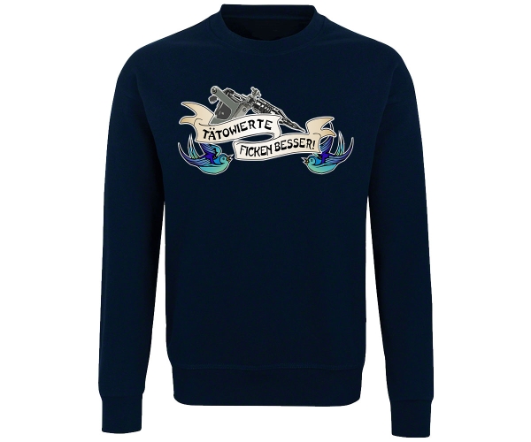 Tätowierte ficken besser - Männer Pullover - navy