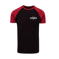 ACAB Skull - Männer Raglan T-Shirt - rot/ schwarz