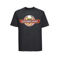 Barroom Sport Drinkstyle Clothing Logo - Männer T-Shirt - grau