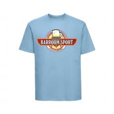 Barroom Sport Drinkstyle Clothing Logo - Männer T-Shirt - hell-blau
