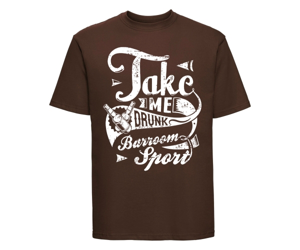 Take me Drunk - Männer T-Shirt - braun