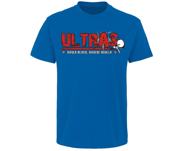 Ultras - Unser Block unsere Regeln - Männer T-Shirt - blau