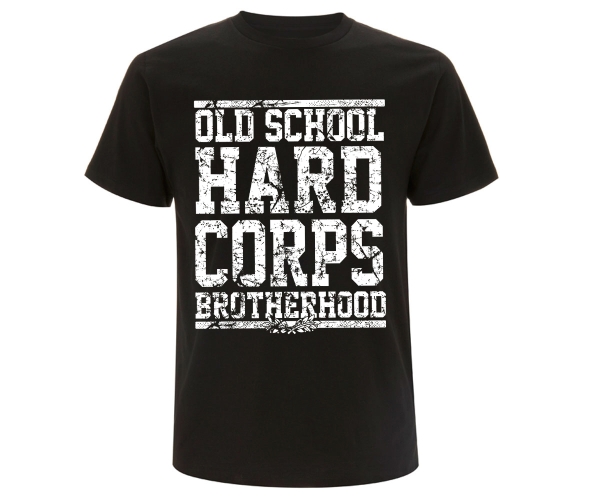 Old School Brotherhood - Hardcorps - Männer T-Shirt - schwarz