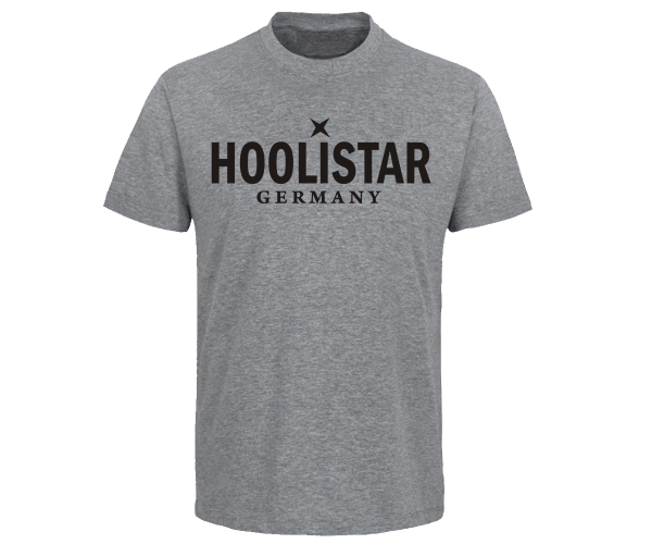 X Hoolistar - Männer T-Shirt - grau meliert