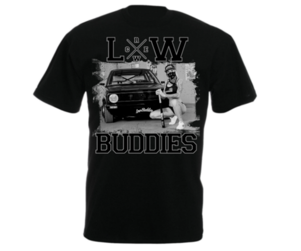 Low Buddies - Männer T-Shirt - LxW Buddies - schwarz