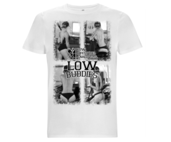 Low Buddies - Männer T-Shirt - Carlovers - weiß