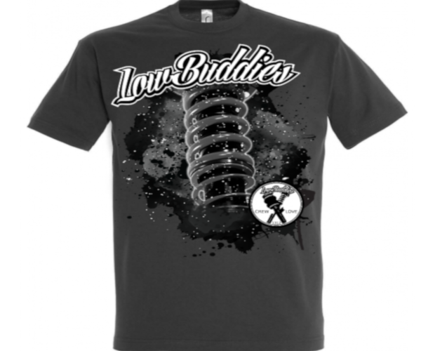 Low Buddies - Männer T-Shirt - Crewlove airride - grau