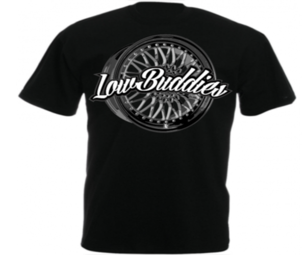 Low Buddies - Männer T-Shirt - Wheel - schwarz