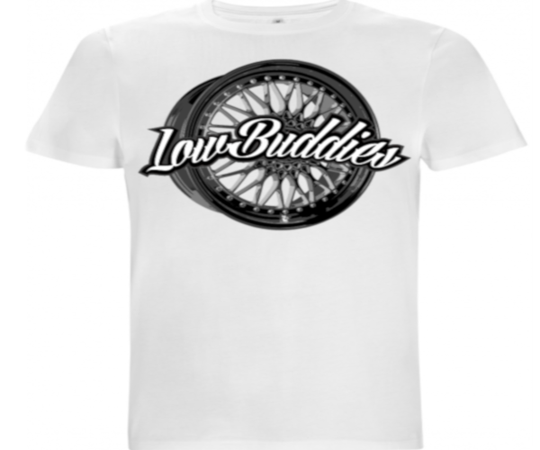 Low Buddies - Männer T-Shirt - Wheel - weiß