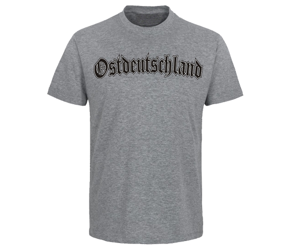 Ostdeutschland Logo - Männer T-Shirt - grau-meliert